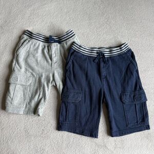 Gymboree Boys Pull On knit Cargo Shorts(2pairs)